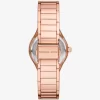 Conjunto de regalo de reloj y pulsera Mini Sylvia Pavé en tono oro rosa Conjunto de regalo de reloj y pulsera Mini Sylvia Pavé en tono oro rosa