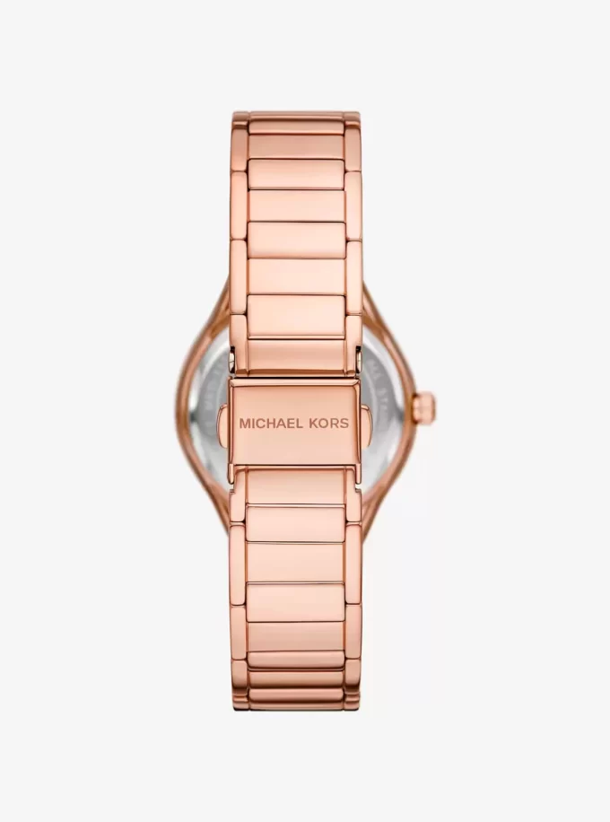 Conjunto de regalo de reloj y pulsera Mini Sylvia Pavé en tono oro rosa Conjunto de regalo de reloj y pulsera Mini Sylvia Pavé en tono oro rosa