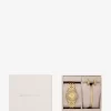 Conjunto de reloj y joyas Mini Harlowe Pavé en tono dorado Conjunto de reloj y joyas Mini Harlowe Pavé en tono dorado
