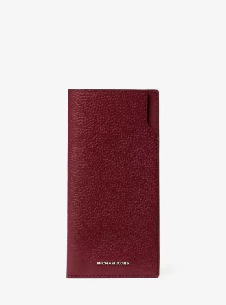 Estuche para gafas de sol Jet Set de cuero granulado