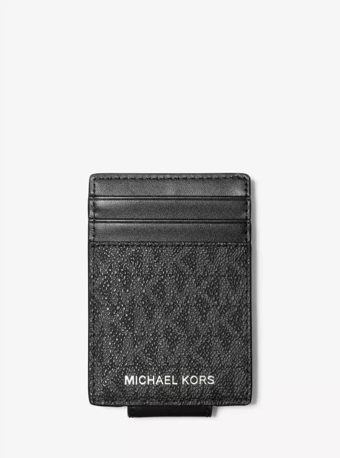 Estuche para tarjetas con clip para billetes y el logotipo de Cooper Signature Estuche para tarjetas con clip para billetes y el logotipo de Cooper Signature