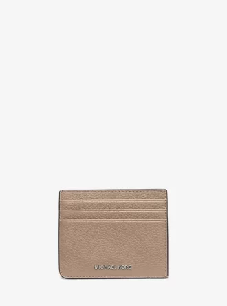 Estuche para tarjetas de cuero granulado Hudson