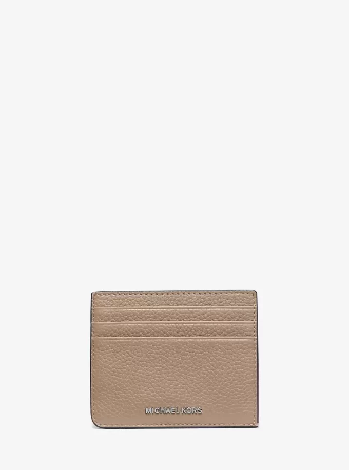 Estuche para tarjetas de cuero granulado Hudson Estuche para tarjetas de cuero granulado Hudson