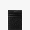 Estuche para tarjetas de cuero granulado Hudson Estuche para tarjetas de cuero granulado Hudson