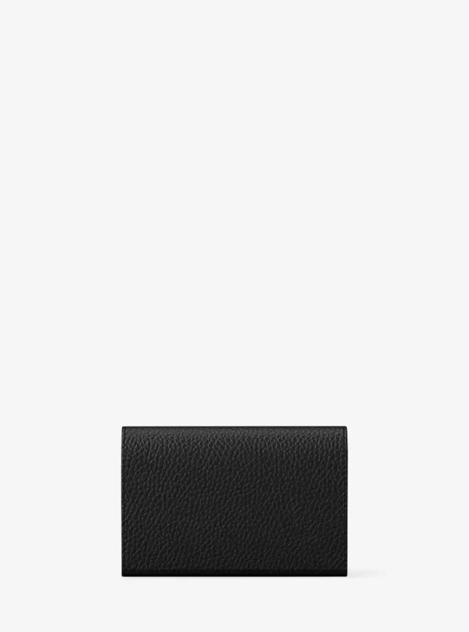 Estuche para tarjetas de cuero granulado Hudson Estuche para tarjetas de cuero granulado Hudson