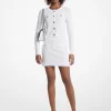 Falda de punto jacquard con logotipo