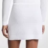 Falda de punto jacquard con logotipo