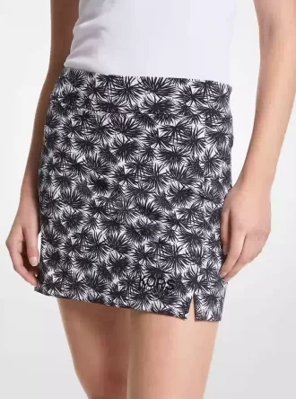 Falda pantalón de punto elástico estampada Golf