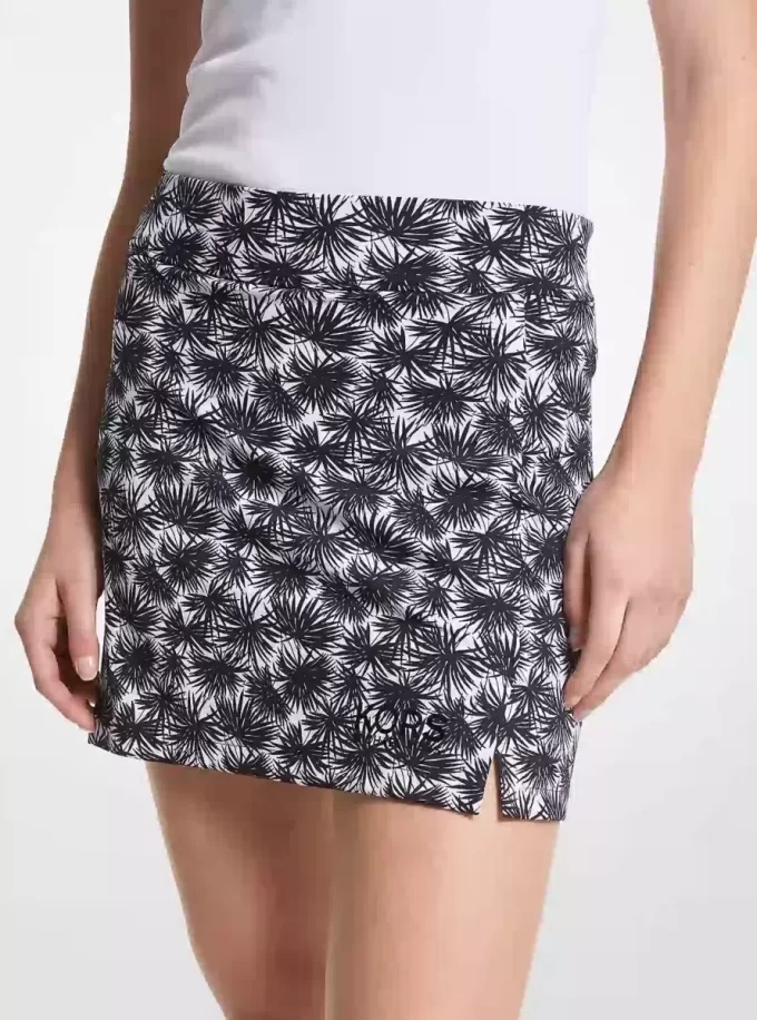 Falda pantalón de punto elástico estampada Golf