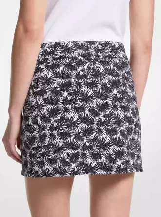 Falda pantalón de punto elástico estampada Golf