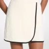 Falda pantalón técnica de punto jacquard con logotipo