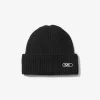Gorro de lana elástica acanalado