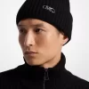 Gorro de lana elástica acanalado