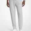 Joggers de mezcla de algodón con logotipo en relieve Joggers de mezcla de algodón con logotipo en relieve
