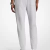 Joggers de mezcla de algodón con logotipo en relieve Joggers de mezcla de algodón con logotipo en relieve