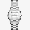 Juego de regalo con reloj Lexington extragrande en tono plateado y tarjetero de piel con relieve de cocodrilo Juego de regalo con reloj Lexington extragrande en tono plateado y tarjetero de piel con relieve de cocodrilo