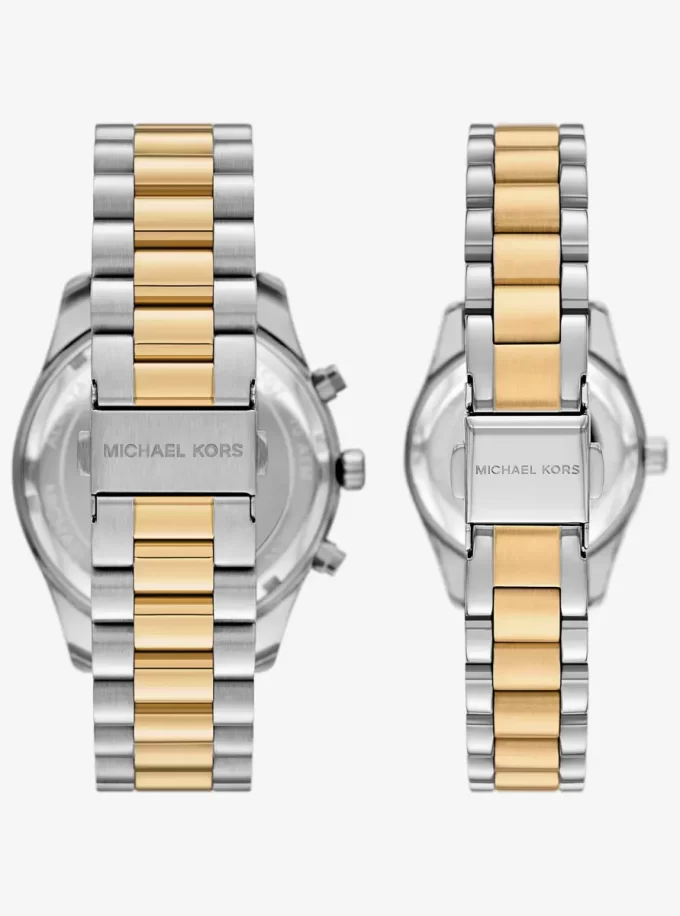 Juego de relojes bicolor Lexington para él y para ella Juego de relojes bicolor Lexington para él y para ella