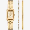 Mini juego de regalo de reloj y joyas Monroe en tono dorado Mini juego de regalo de reloj y joyas Monroe en tono dorado