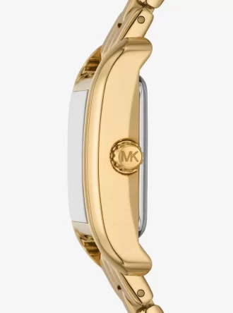 Mini juego de regalo de reloj y joyas Monroe en tono dorado