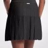 Minifalda plisada de mezcla de algodón Minifalda plisada de mezcla de algodón