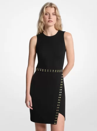 Minivestido con tachuelas