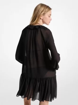 Minivestido con volantes