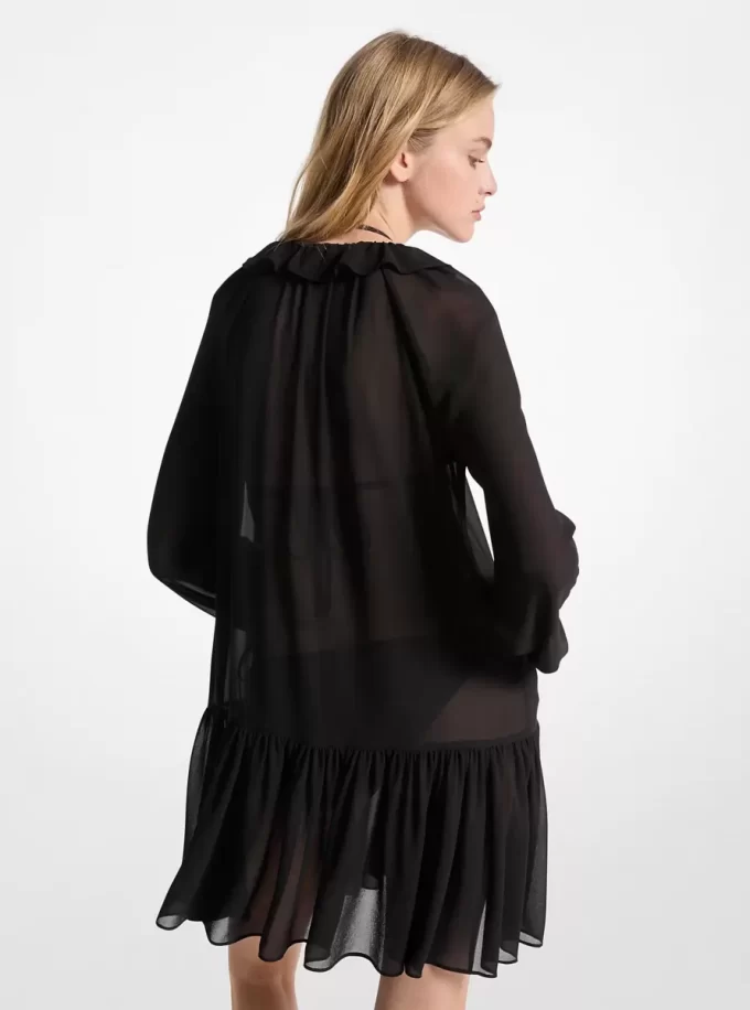 Minivestido con volantes