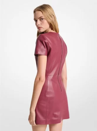 Minivestido de cuero