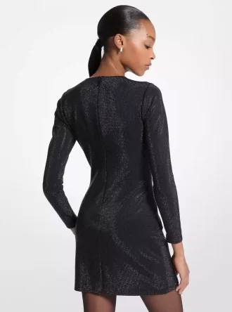 Minivestido de neopreno con adornos