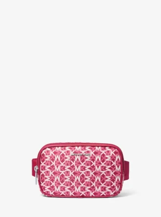 Mochila bandolera con estampado de logotipo pequeño Khai