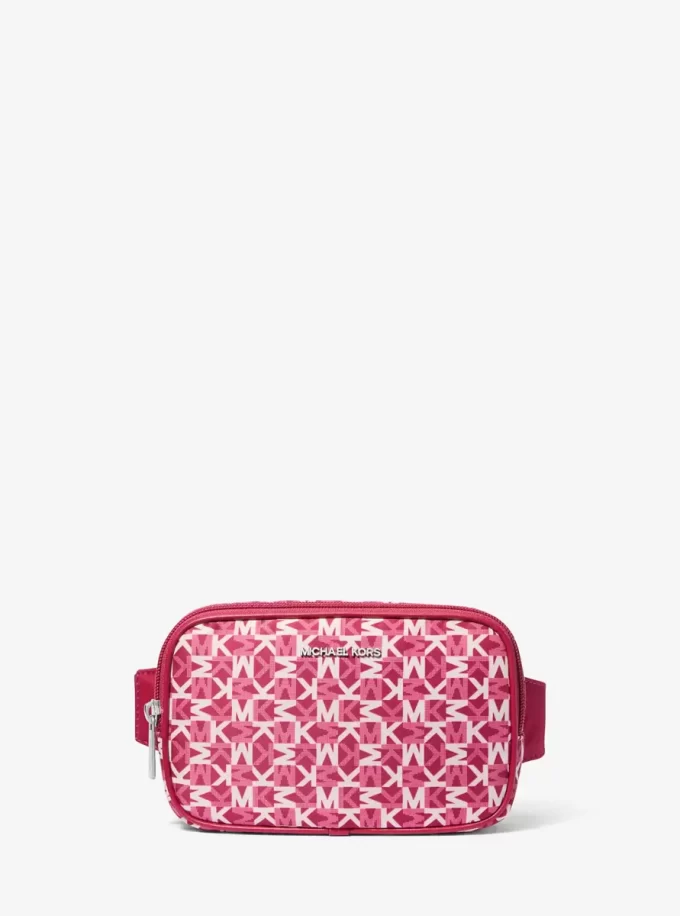 Mochila bandolera con estampado de logotipo pequeño Khai