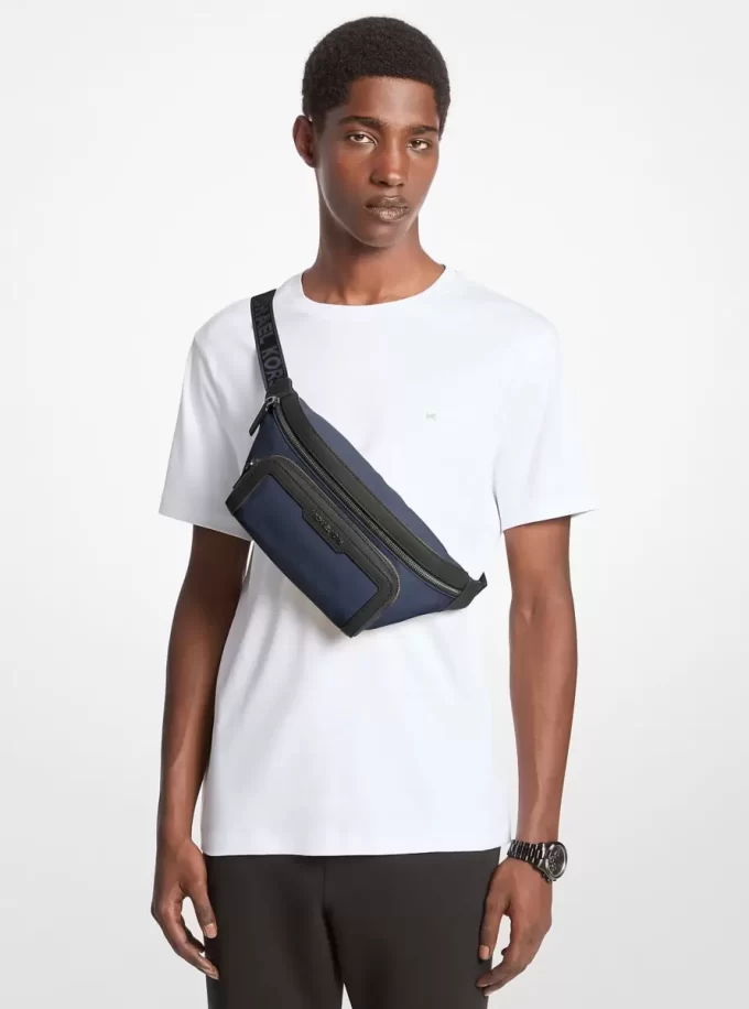 Mochila bandolera utilitaria de nailon Lautner Mochila bandolera utilitaria de nailon Lautner
