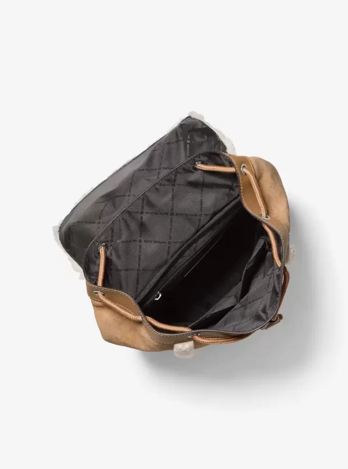 Mochila Cooper de ante y sherpa Mochila Cooper de ante y sherpa