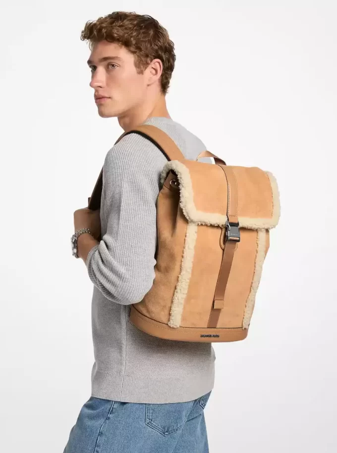 Mochila Cooper de ante y sherpa Mochila Cooper de ante y sherpa
