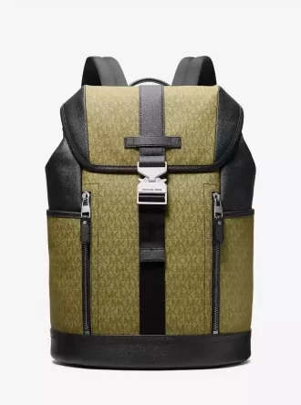 Mochila de aviador con el logotipo de Hudson Signature