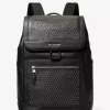 Mochila de cuero con ojales Hudson mediana Mochila de cuero con ojales Hudson mediana