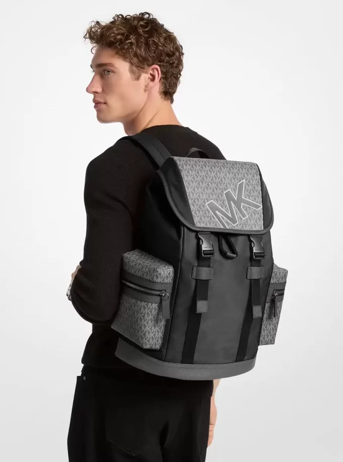 Mochila de nailon y logotipo de Cooper Signature Mochila de nailon y logotipo de Cooper Signature