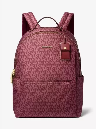 Mochila grande con logotipo de firma impreso de Sable