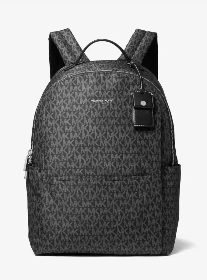 Mochila grande con logotipo de firma impreso de Sable Mochila grande con logotipo de firma impreso de Sable