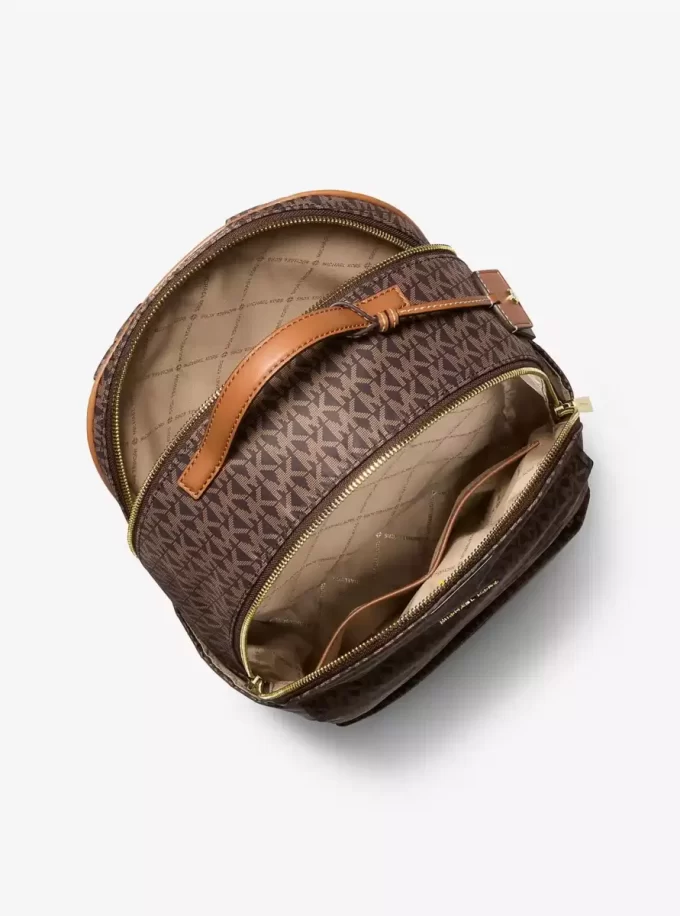Mochila grande con logotipo de firma impreso de Sable Mochila grande con logotipo de firma impreso de Sable