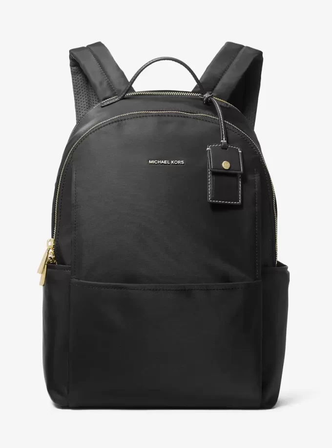 Mochila grande de nailon Sable Mochila grande de nailon Sable