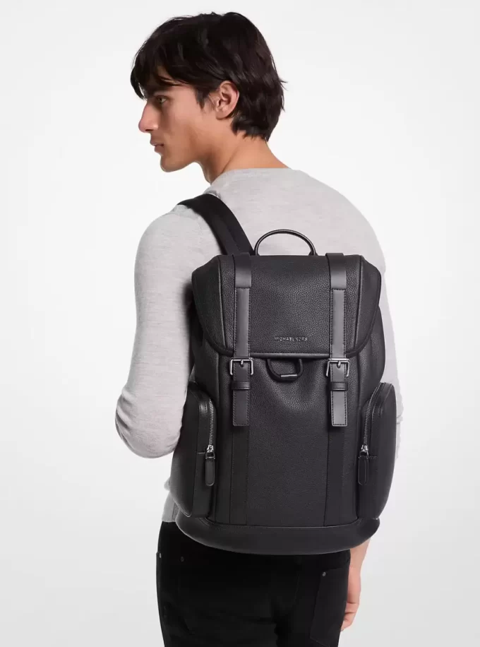 Mochila Hudson de cuero granulado Mochila Hudson de cuero granulado