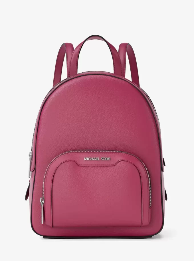 Mochila Jaycee mediana de cuero granulado