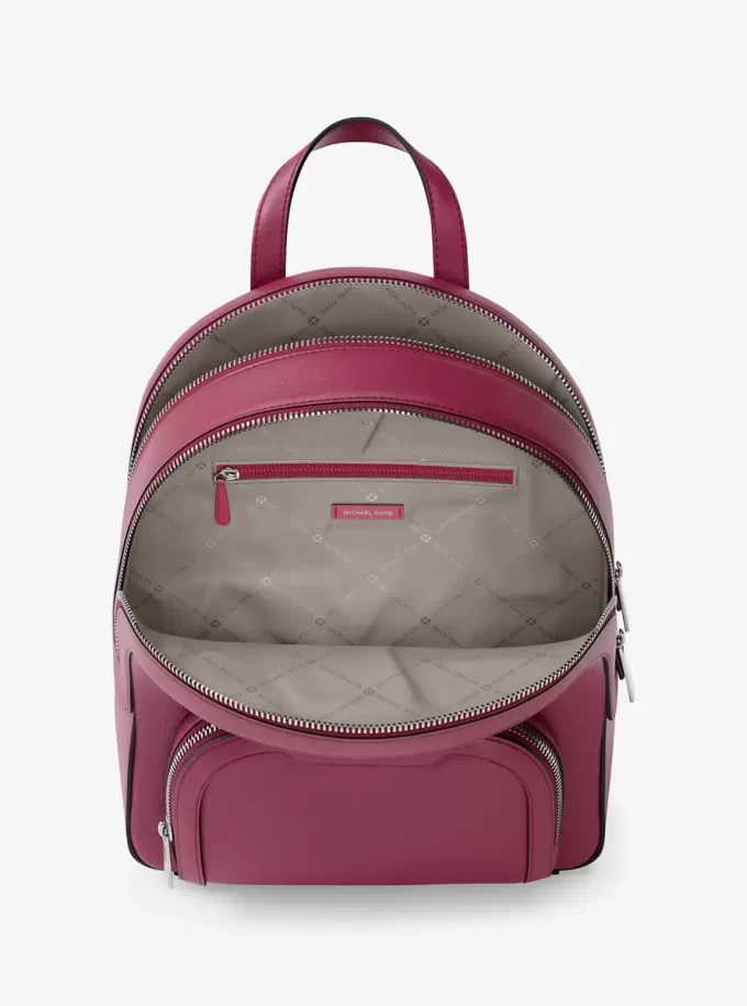 Mochila Jaycee mediana de cuero granulado