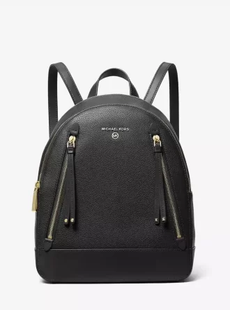 Mochila mediana Brooklyn de piel granulada