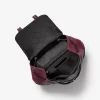 Mochila mediana Colby de piel bruñida con logotipo en relieve Mochila mediana Colby de piel bruñida con logotipo en relieve