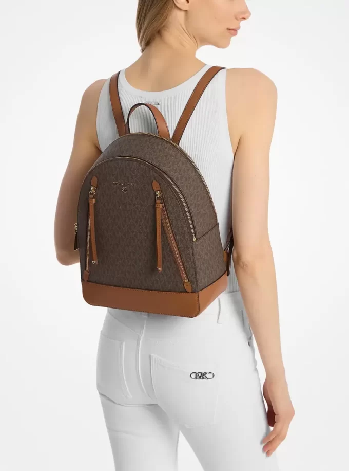 Mochila mediana con logotipo de Brooklyn