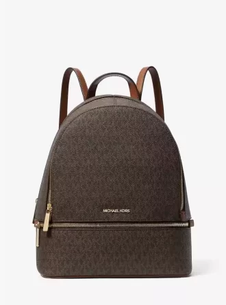 Mochila mediana con logotipo de la firma Rhea