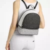 Mochila mediana Rhea con logotipo metálico de la firma Mochila mediana Rhea con logotipo metálico de la firma