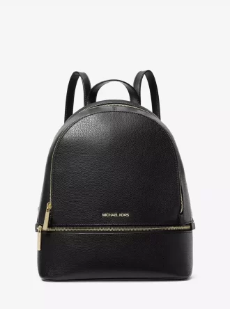 Mochila mediana Rhea de piel granulada